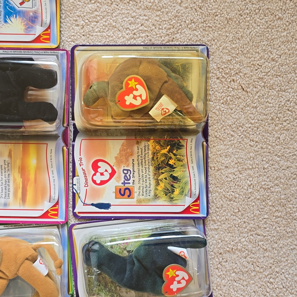17 McDonalds Happy Meal ❤TY Teenie Beanie Babies☆ International Bears & More - Picture 8 of 9